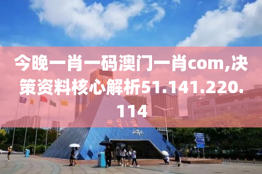 今晚一肖一码澳门一肖com,决策资料核心解析51.141.220.114