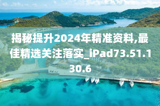 揭秘提升2024年精准资料,最佳精选关注落实_iPad73.51.130.6