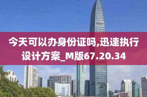 今天可以办身份证吗,迅速执行设计方案_M版67.20.34