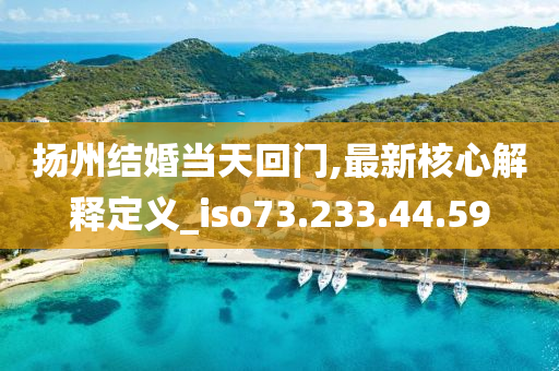 扬州结婚当天回门,最新核心解释定义_iso73.233.44.59