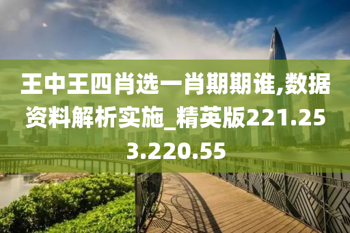 王中王四肖选一肖期期谁,数据资料解析实施_精英版221.253.220.55