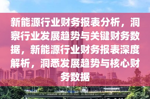 新能源行業(yè)財(cái)務(wù)報(bào)表分析，洞察行業(yè)發(fā)展趨勢(shì)與關(guān)鍵財(cái)務(wù)數(shù)據(jù)，新能源行業(yè)財(cái)務(wù)報(bào)表深度解析，洞悉發(fā)展趨勢(shì)與核心財(cái)務(wù)數(shù)據(jù)