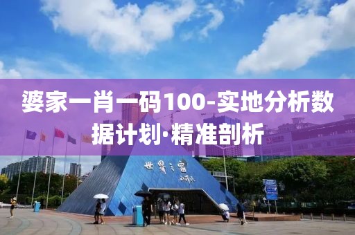 婆家一肖一碼100-實地分析數(shù)據(jù)計劃·精準剖析