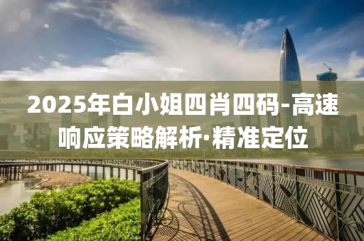 2025年白小姐四肖四碼-高速響應(yīng)策略解析·精準(zhǔn)定位