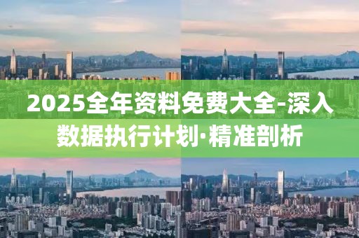 2025全年資料免費(fèi)大全-深入數(shù)據(jù)執(zhí)行計(jì)劃·精準(zhǔn)剖析