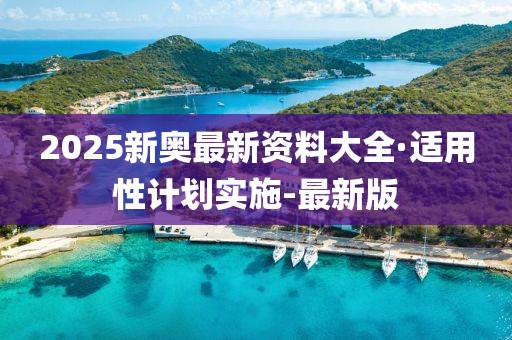 2025新奧最新資料大全·適用性計(jì)劃實(shí)施-最新版