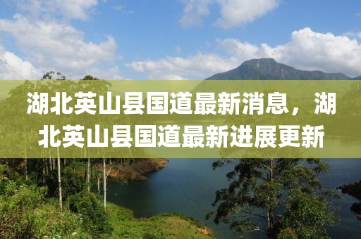 湖北英山縣國道最新消息，湖北英山縣國道最新進展更新