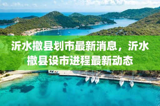 沂水撤縣劃市最新消息，沂水撤縣設(shè)市進程最新動態(tài)